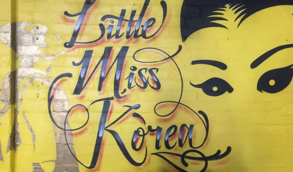 Little Miss Korea Darwin Korean BBQ wall art